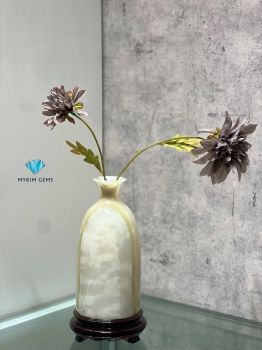 Lục Bình Ngọc Onyx Trắng s95