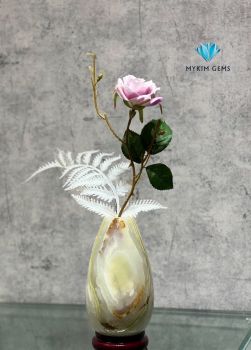 Lục Bình Ngọc Onyx Xanh Vân s84