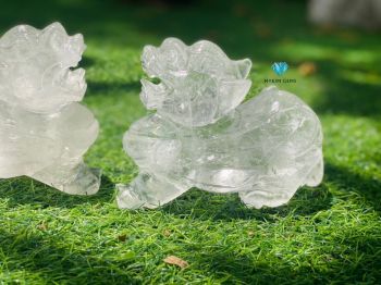 Tỳ Hưu Thạch Anh Trắng