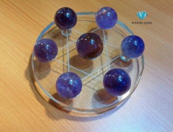 Thất Tinh Trận Thạch Anh Tím