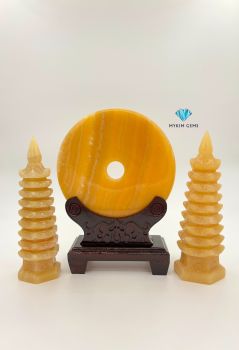 Tháp Văn Xương Canxit Vàng