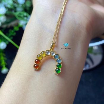 Mặt Dây Chuyền Ngọc Bọc Vàng