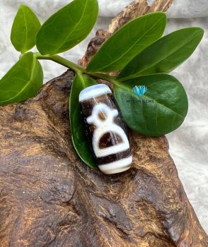 DZI Thần Tài Trắng