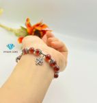 Lắc Bạc Garnet mix Charm