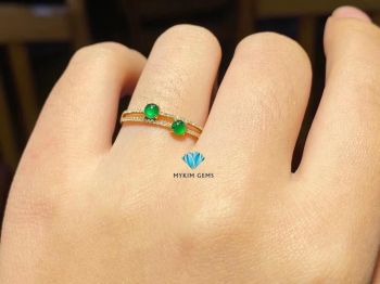 Nhẫn Vàng Ngọc Phỉ Thuý