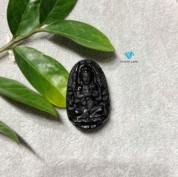 Phật Thiên Thủ Thiên Nhãn Onyx đen