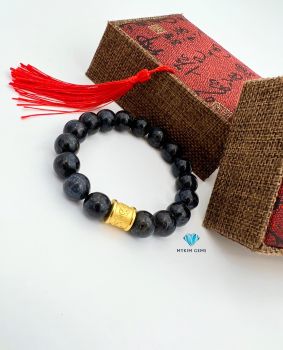 Vòng Giông Bão 12mm Mix Lu Thống Vàng 24k