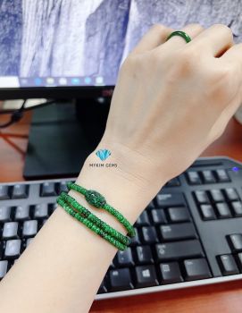 Chuỗi Vòng Lu Thống Cẩm Thạch Sơn Thuỷ VIP 4mm