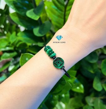 Vòng Ngũ Điếu Kim Tiền Cẩm Thạch Sơn Thuỷ